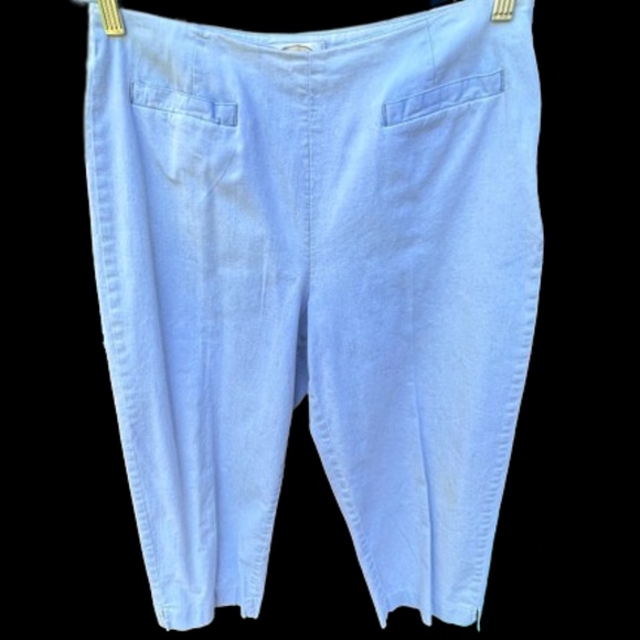 💙Talbots Cotton Cropped Pants 🎉Host Pick - Picture 7 of 12